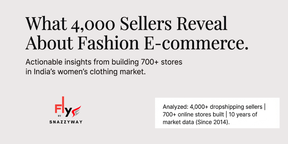 Snazzyway Insights: What 4,000 Sellers Taught Us About Success in the Women’s Clothing Business in India