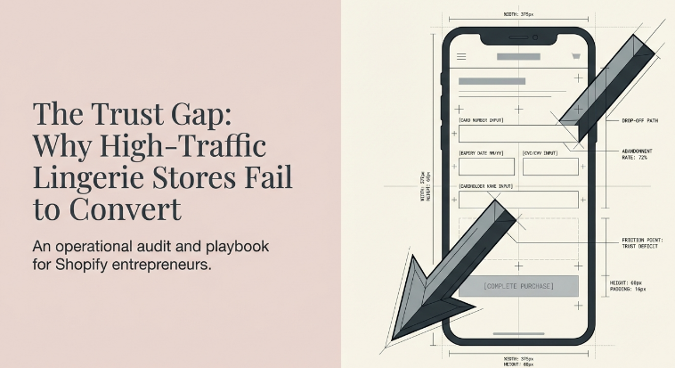 7 Reasons Your Shopify Lingerie Store Is not  Converting (And How to Fix It)