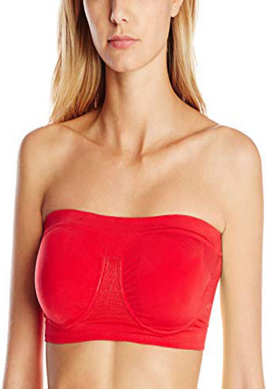 Stylish Bandeau Sexy Red Bra