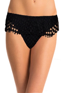 Black Frilled Comfy Brief(Sold Out)