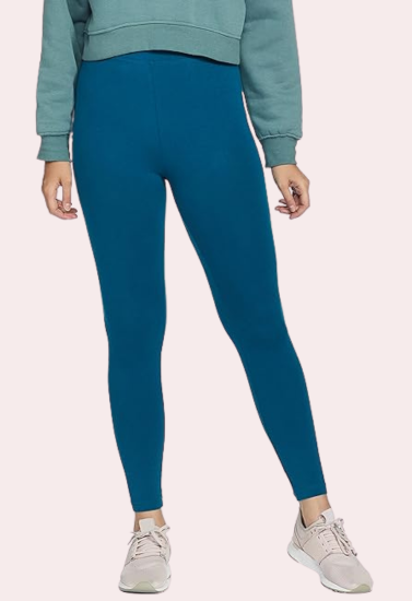 Cotton Spandex Ankle-Length Leggings