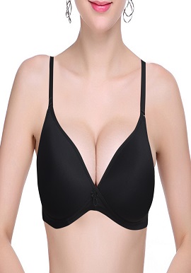 Hushh Sexy Black Underwire Push Up Bra