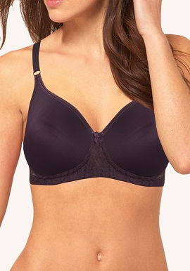 Women’s Silky Soft Geo Lacy Padded T-Shirt Bra