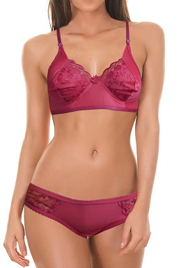 Women's Luxe Lace Comfy Bra & Panty Set