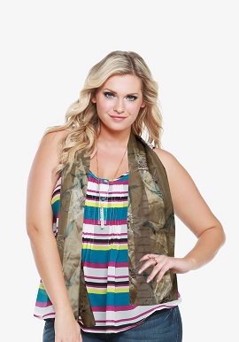 Floral Printed Beige Scarf