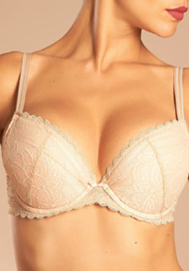 Hushh-Very Sexy Skin Coloured Push Up Bra(Sold Out)