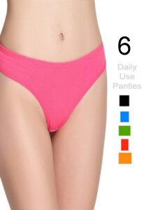 Value Pack Of 6 Daily Use Cotton Panties