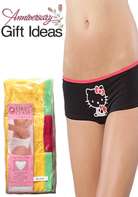 Hello Kitty Luxury Three Boyshort Gift Pack