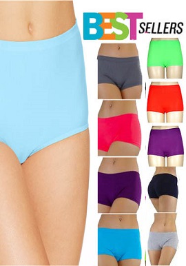 Bestseller-Lot Of 10 Luxury Boyshorts Panties