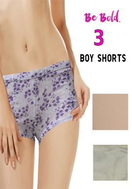 Comfort Cotton 3 Boyshort pack