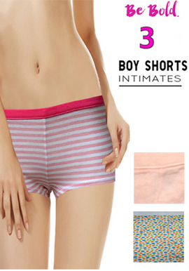 Intimates Pack of 3 Smooth Boyshort