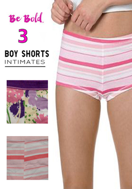 Women's Delightful Set of 3 Boyshort