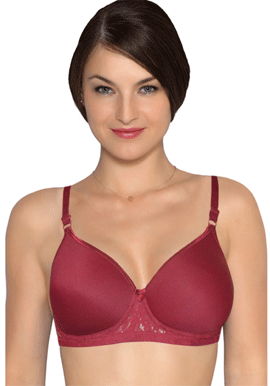 Hushh Women's Geo Lacy Soft Padded Everyday Bra