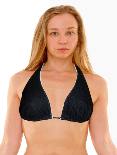 Changer Non Padded Halterneck Beach Bra