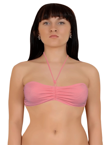 H&M Plain Bandeau Halter Beach Bikini Top