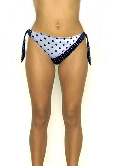Pletix Polka Dot Tie Knot Side Swimwear Brief