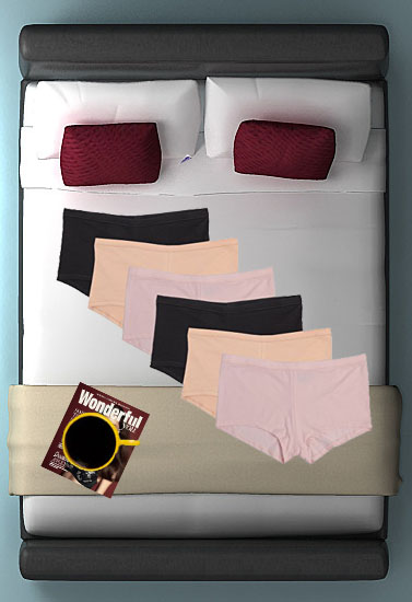 Elegant Cotton Boyshorts ( Pk of 6)