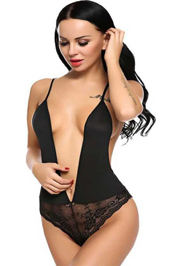 Romance On Bed Fully Open Babydoll Teddy(Sold Out)