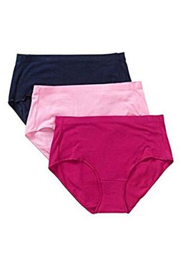 Bpc 3 Pack Plus Size Ladies Shaping Panties + 1 Free Bra