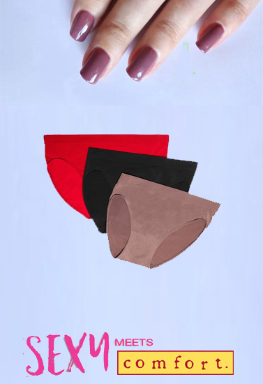 Bpc Cool Comfort 3XL,4XL,5XL Trendy Brief Panties-3 + 1 Free Bra