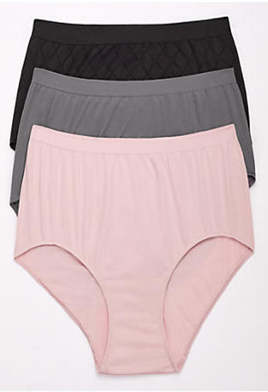 Western Beauty Tagless Waist 3 Ladies Underwear (3XL,4XL,5XL)+ 1 Free Bra