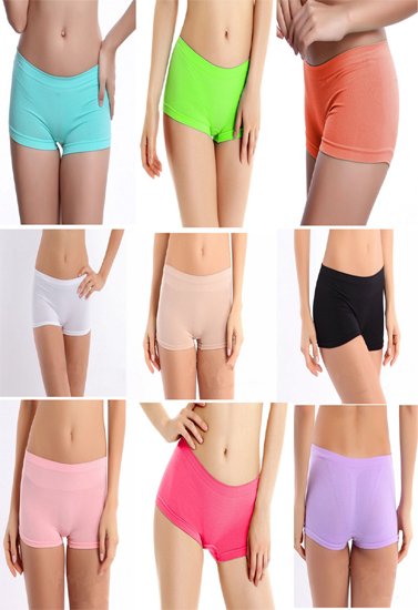 Wholesale Lot 20 Plain Cotton Boyshort Panties