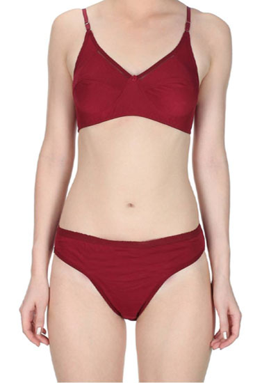 Wholesale 6 Pairs Cotton Stretch Bra Panty Set