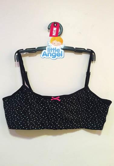 Primark For Angel White Polka Dot Printed Crop Bra