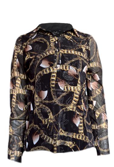 Red Fox Printed Stylish & Gorgeous Full Sleeve Tunic Top