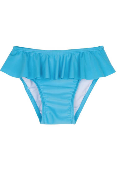 Ladies Sky Blue Ruffle Boyshort Panty