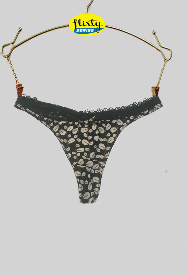 Fashion New Style Special Leafs Printed Thong