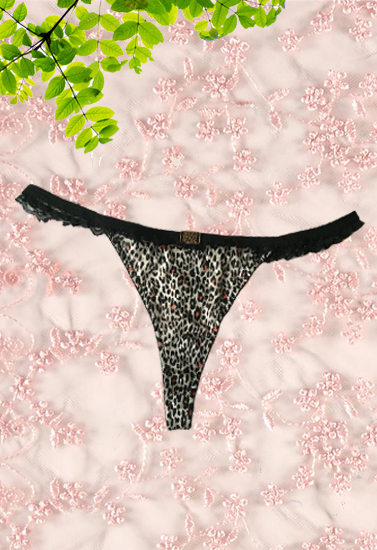 Sexy Leopard Print T-Back Thong