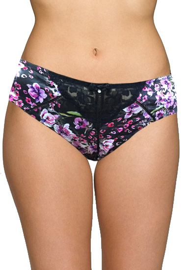 ♥BRASNTHINGS Floral Print Plus Size Hipster Panty + 1 Free Bra(sold out)