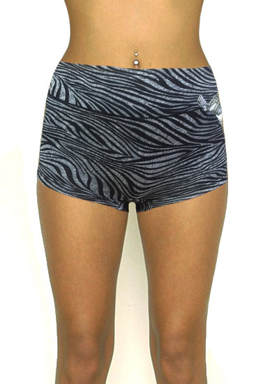Stunning Zebra Print Plush Cotton Boyshort Panty
