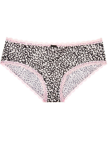 Simply Styled Plus Size Cotton Printed Panty + 1 Free Bra