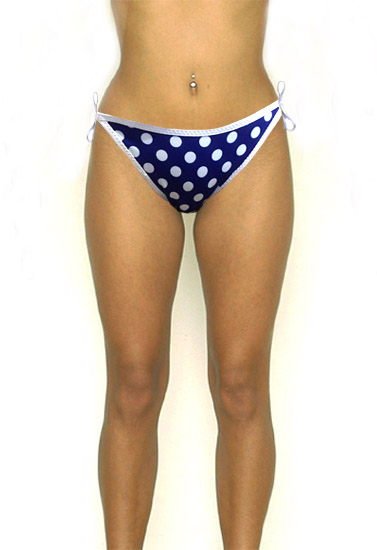 Swim Sun Polka Dot Stretch Bikini Bottom