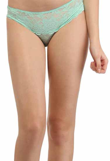 Secret Wish Lacy Mint Hipster Panty