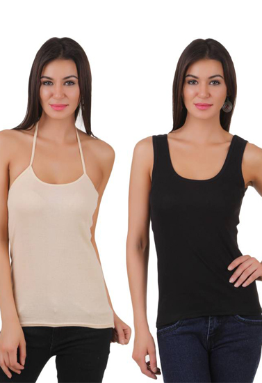 Ladies Mix Tank Top Offer Pk Of 2