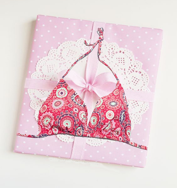 Snazzy Fully  Printed Removable Padded Halter Bra