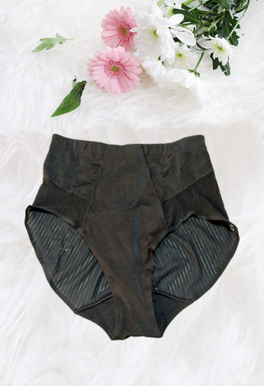 DIM Grey Flirty Hi Cut Bikini Panty