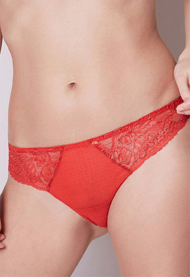 Ladies Soft & Cozy Ultra Thin Lace Tanga Thong Pk Of 2