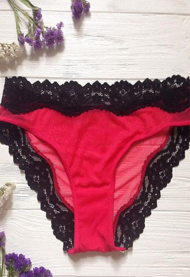 Snazzy Ladies Sexy See Through Underwear(2 Pcs)