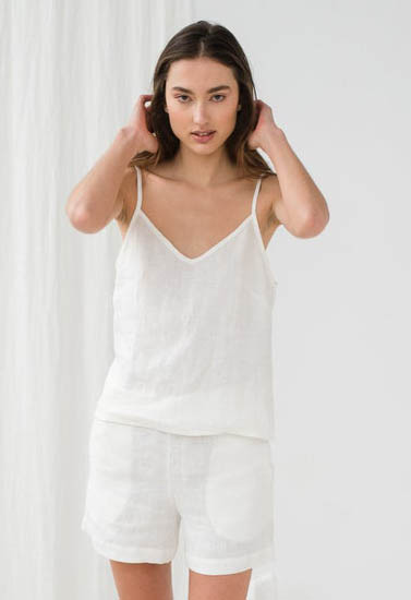 "Pure" cotton cami and short set