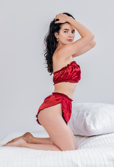 "Sexy" Bandeau and french knickers Set