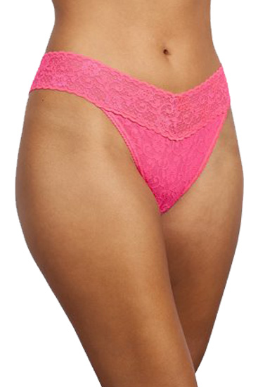 French Daina Mid-Rise Lace 4XL -5XL Thong -2 Pack