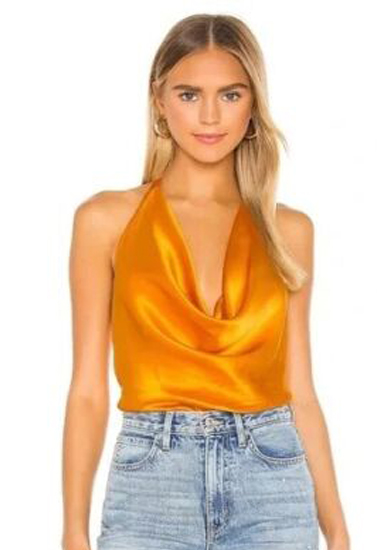 Beautiful Silk Cowl Neck Camisole