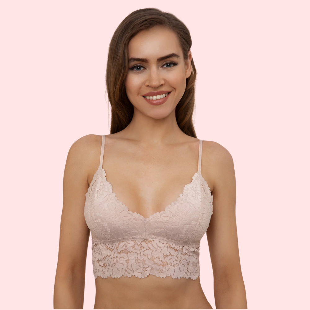 PK2 Elegant Lace Bralette Tops – Sexy and Stylish