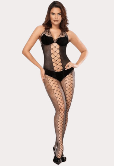 Fierce Allure Fishnet Bodystocking