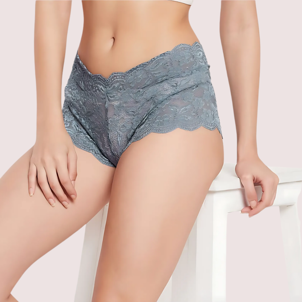 Lace Solid Women and Boy Shorts