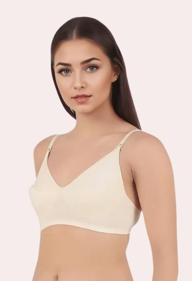 Women Everyday Comfort Non-Padded Wire-Free Full Coverage Bra